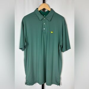 Masters Tech Men’s Green Striped Polo Size XL